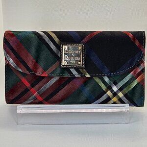 Dooney & Bourke Tartan Continental Clutch